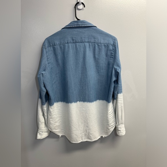 Frank & Eileen Barry Button Up Indigo Dip Denim Style - Size Small - Picture 6 of 6